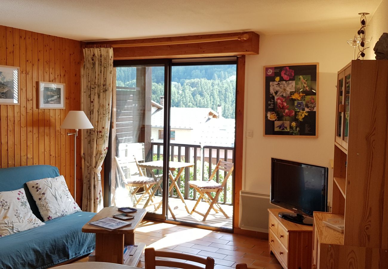 Appartement à Saint-Chaffrey - Chaleureux T3 exposé plein sud - 4/6 personnes 