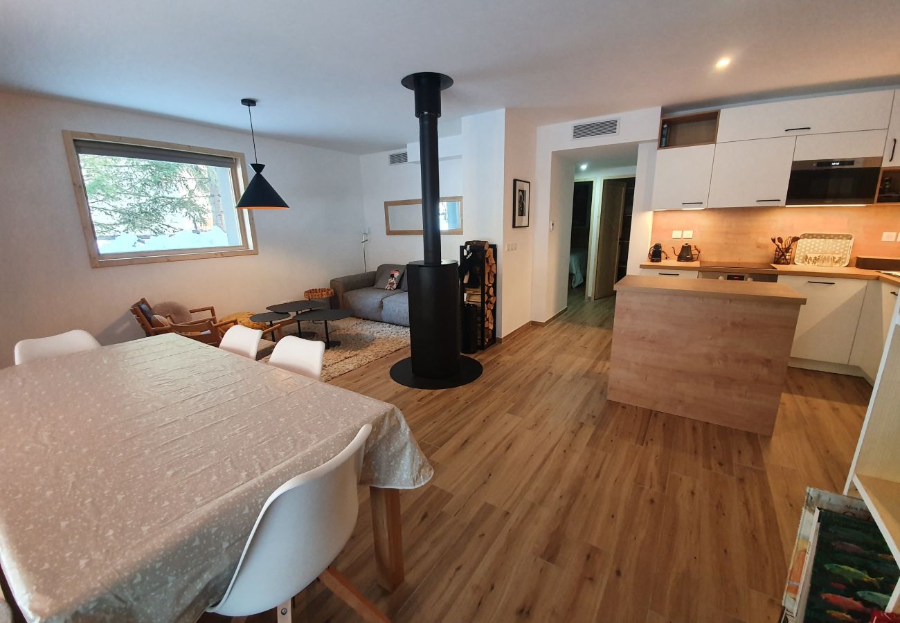 Appartement à Le Monêtier-les-Bains - Superbe T3 4 personnes au coeur du village de Monêtier-les-bains
