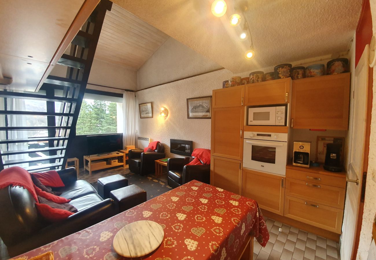 Appartement à Chantemerle - T2 en duplex + coin montagne au pied des pistes 6 personnes