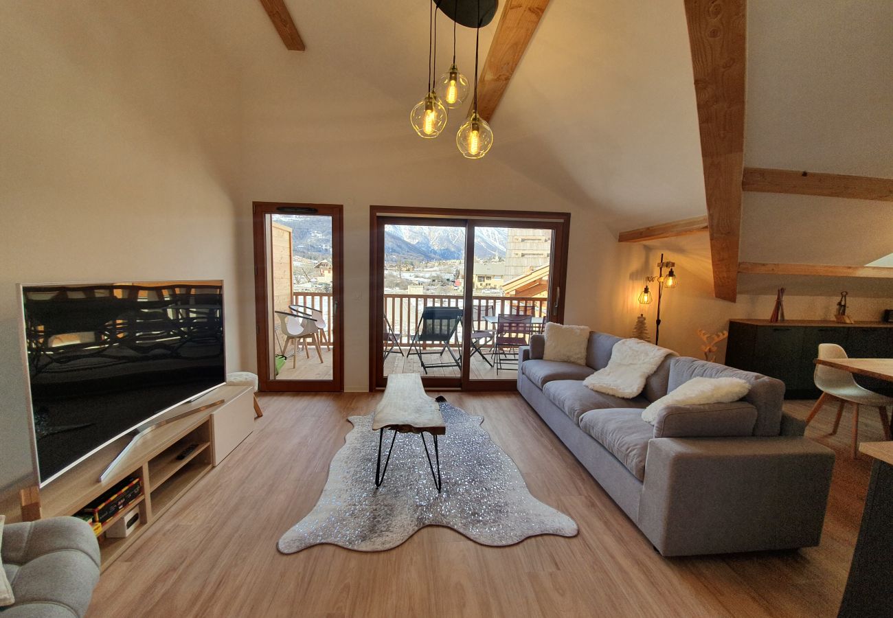 Appartement à Le Monêtier-les-Bains - T4 neuf pour 8 personnes