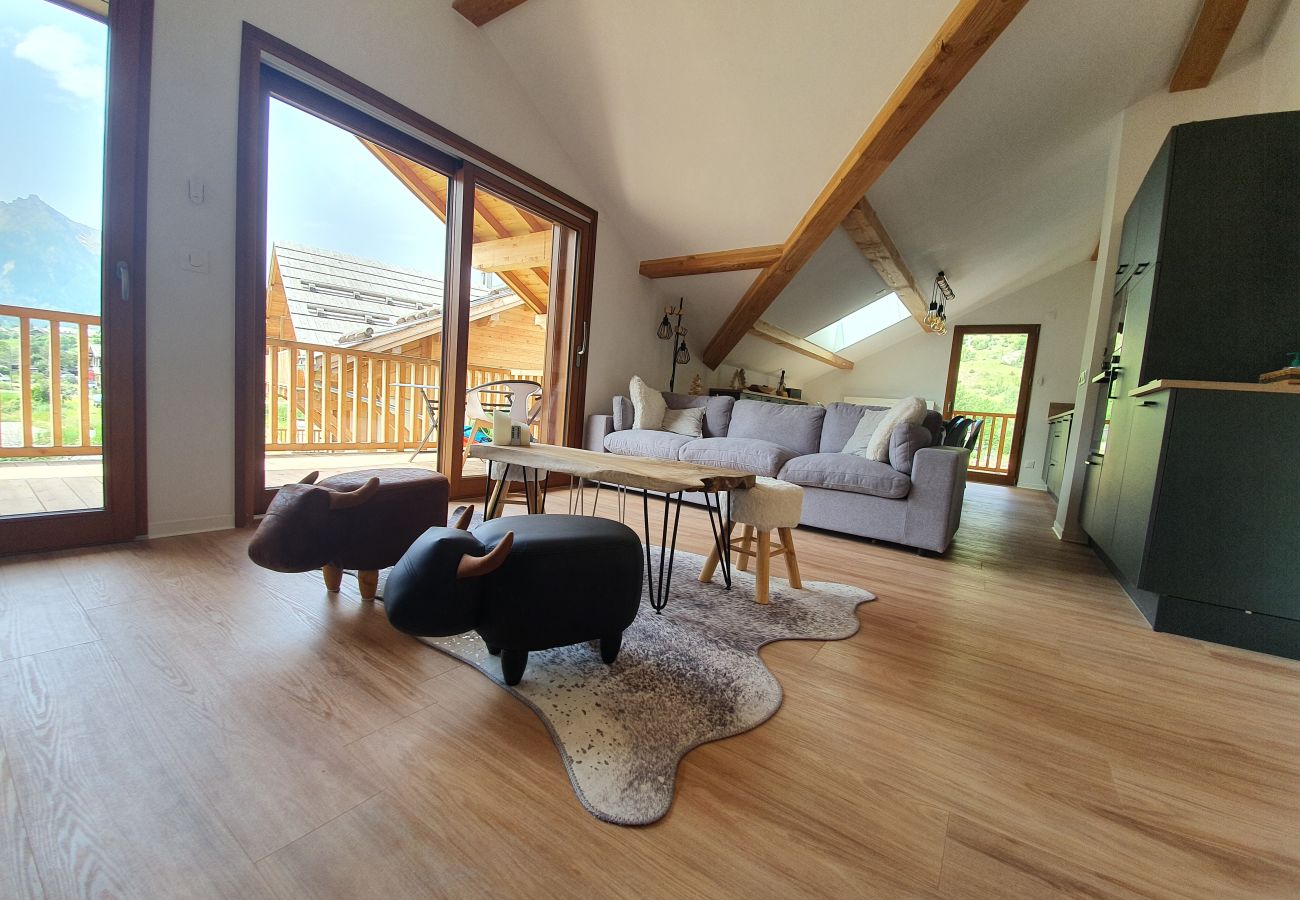 Appartement à Le Monêtier-les-Bains - T4 neuf pour 8 personnes