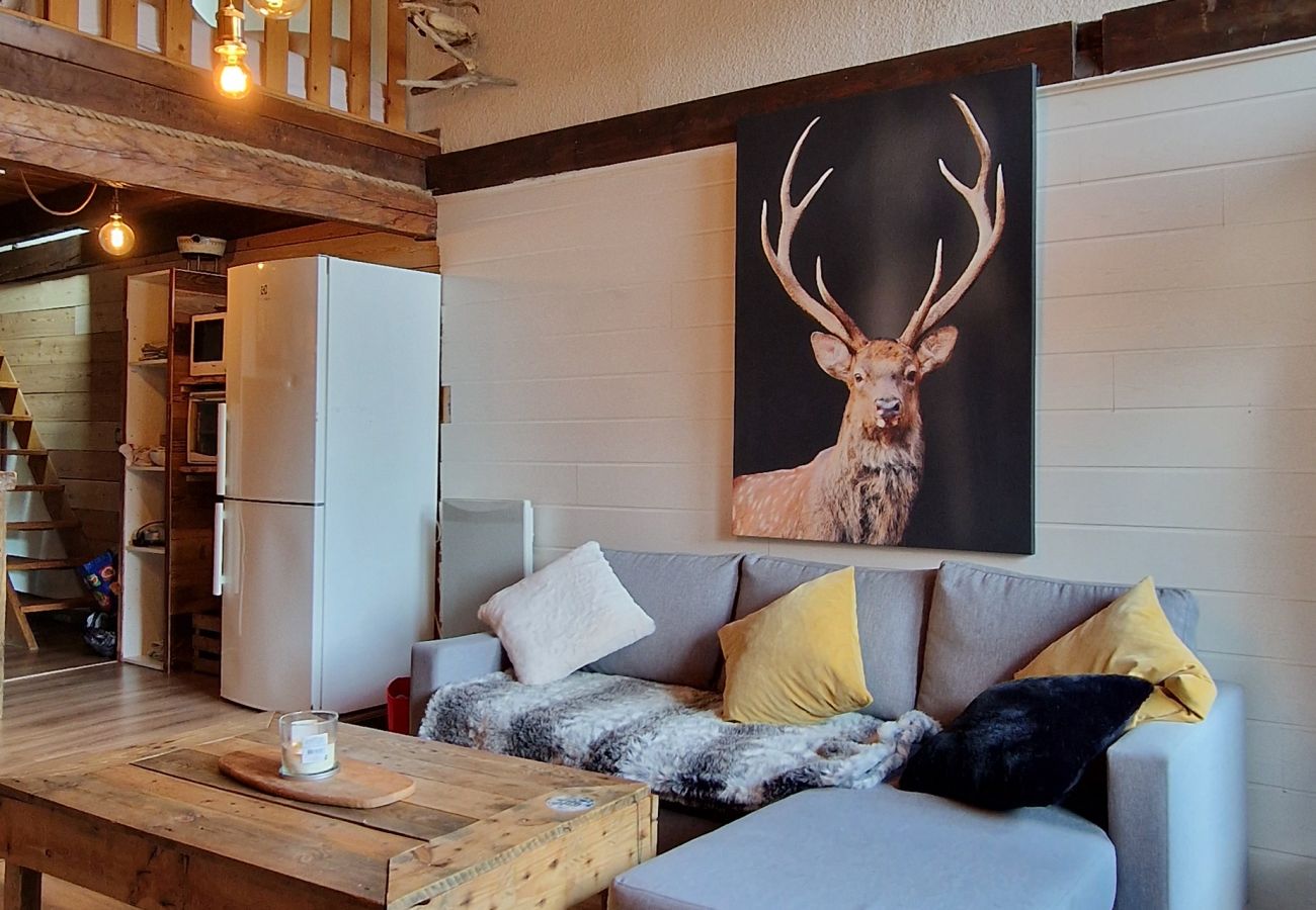 Appartement à Le Monêtier-les-Bains - Coquet T2 mezzanine en duplex au cachet montagne