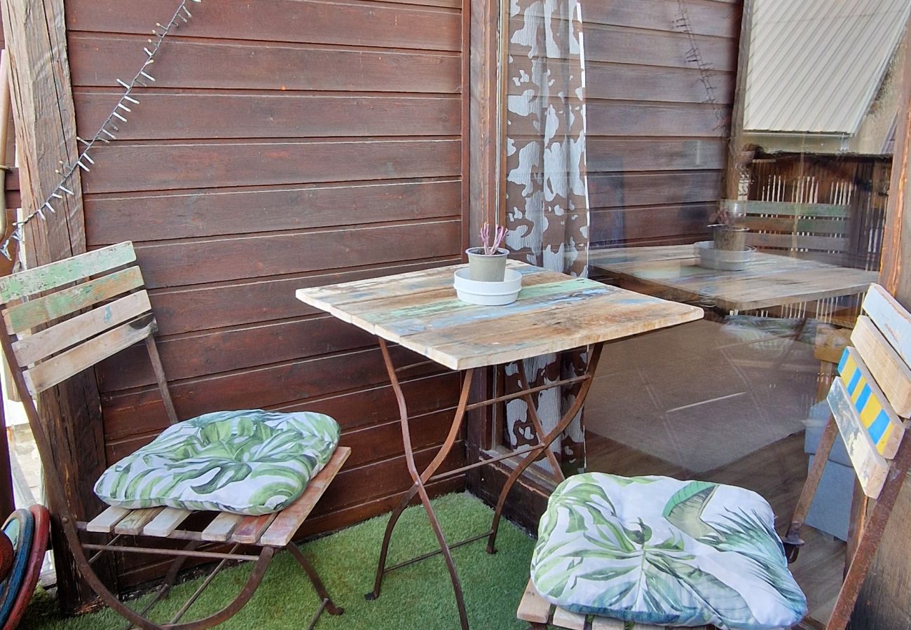 Appartement à Le Monêtier-les-Bains - Coquet T2 mezzanine en duplex au cachet montagne